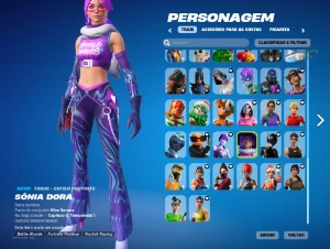 Conta de Fortnite PC Elite com muitas skins e passe