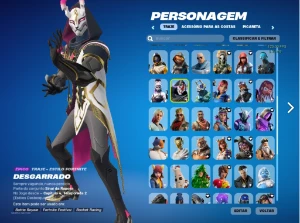 Conta de Fortnite PC Elite com muitas skins e passe