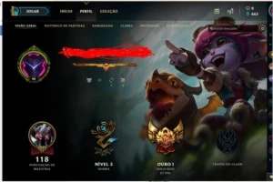 Conta gold 1 de lol baratinha muito bacana - League of Legends