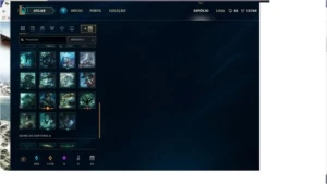 CONTA BORDA DIAMANTE 86 SKINS ATIVAS E VARIAS NO ESPOLIO - League of Legends LOL