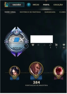 CONTA BORDA DIAMANTE 86 SKINS ATIVAS E VARIAS NO ESPOLIO - League of Legends LOL