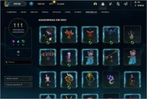 Conta League of legends (1006 SKINS)/ valorant LOL