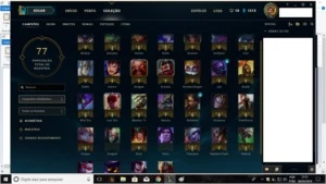 Conta Prata 2 borda de ouro barata - League of Legends LOL