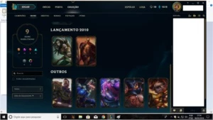 Conta Prata 2 borda de ouro barata - League of Legends LOL