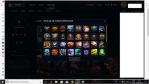 Conta Prata 2 borda de ouro barata - League of Legends LOL