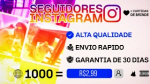 [Menor preço] 500 Seguidores no Insta por apenas R$ 1,50 - Redes Sociais