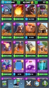 Conta clash of clans cv 10 full e royale pico  2 lendárias