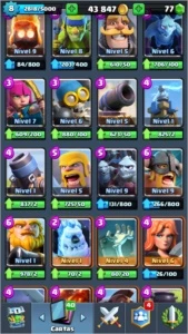 Conta clash of clans cv 10 full e royale pico  2 lendárias
