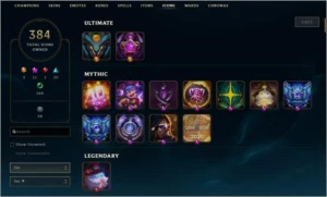 conta diamante 1 | 267 skins | nível 391 - League of Legends LOL