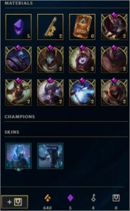 conta diamante 1 | 267 skins | nível 391 - League of Legends LOL
