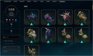 conta diamante 1 | 267 skins | nível 391 - League of Legends LOL