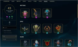 conta diamante 1 | 267 skins | nível 391 - League of Legends LOL