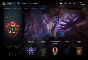 conta diamante 1 | 267 skins | nível 391 - League of Legends LOL