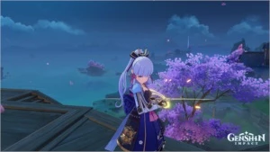CONTA GENSHIN IMPACT COM AYAKA