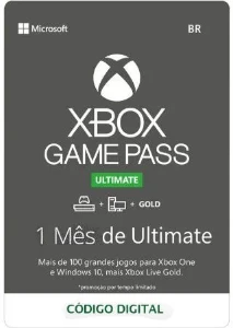 Gift Card Xbox Game Pass Ultimate 1 mes - Assinaturas e Premium