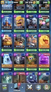 CONTA CLASH ROYALE PROMOÇÃO ARENA 15 Completa