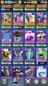 CONTA CLASH ROYALE PROMOÇÃO ARENA 15 Completa