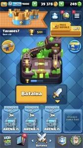 CONTA CLASH ROYALE PROMOÇÃO ARENA 15 Completa