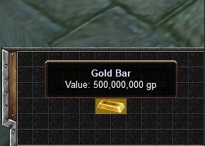 WARTALE - GOLD BAR 500.000,000 EM OURO - Priston Tale