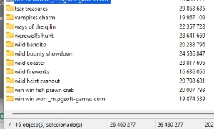 PGSoft 116 jogos Clones - Outros