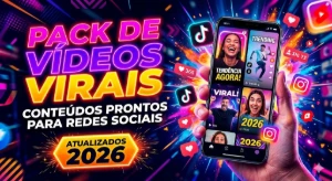 Pack de Vídeos Virais – Conteúdos Prontos para Redes Sociais
