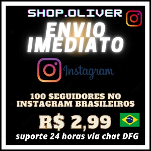 Seguidores brasileiros no instagram barato - Redes Sociais