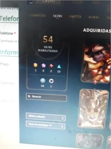 Conta do LOL - League of Legends