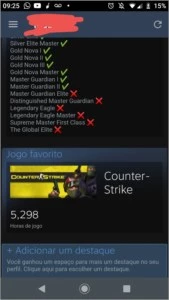 Conta steam level 31