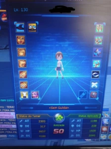 Conta mid game ladmo - Digimon Masters Online