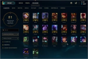 Conta LOL GOLD 4, 37 Champs e 8 Skins - League of Legends