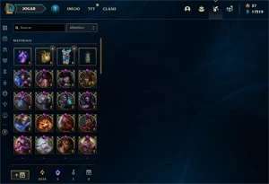 Conta de lol com 159 skins / Todos Campeões - League of Legends