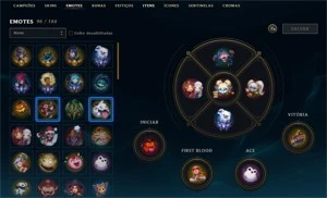Conta de lol com 159 skins / Todos Campeões - League of Legends