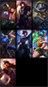 Contas PLATINAS League of Legends LOL