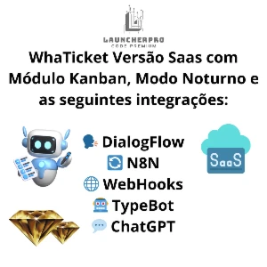 Script CRM WhaTicket Gold com SaaS e Kanban - Outros