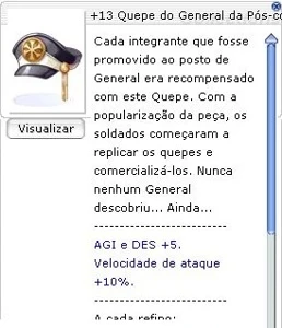 +13 Quepe do General da Pós Conjuração - Ragnarok Online