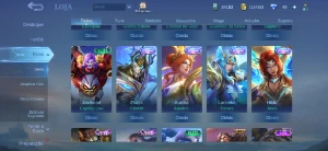 Conta Mobile legends 419 skins