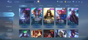 Conta Mobile legends 419 skins