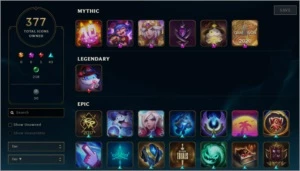 CONTA LEAGUE OF LEGENDS s03 400 SKINS LOL