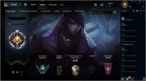 Conta platina 4 , 100 Skins na promoção - League of Legends LOL