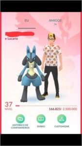CONTA POKEMON GO LEVEL 37 LENDÁRIOS, SHINYS, RAROS TOP - Pokémon