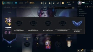 Conta League of Legends 500+ skin ex diamante FULL ACESSO LOL