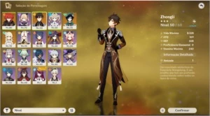 Conta Genshin Impact, 45 Rank de Aventureiro (AR)