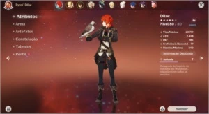 Conta Genshin Impact, 45 Rank de Aventureiro (AR)