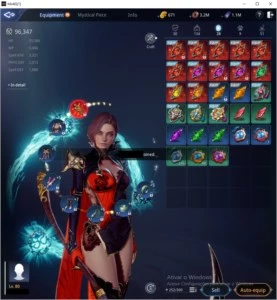 MAGE LVL 80 POWER SCORE 97k TOP 57 do servidor! - MIR4