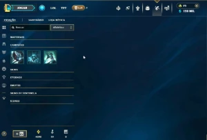 Conta de league of legends com 850 skins no Prata LOL