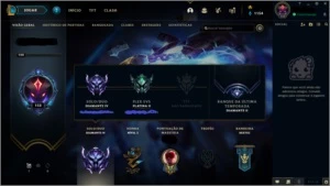 Conta lol D4 (Season 9 D2) rara. - League of Legends