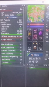 Sell Sorcerer 86 / Serve Calmera - Tibia