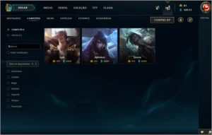 CONTA RARA 255 SKins unico dono - League of Legends LOL