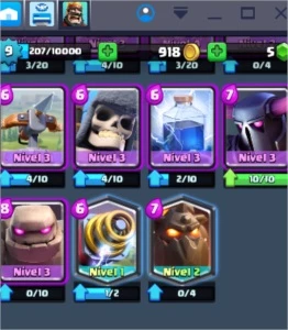 conta clash royale arena real 7