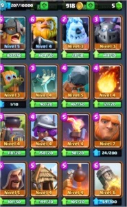 conta clash royale arena real 7